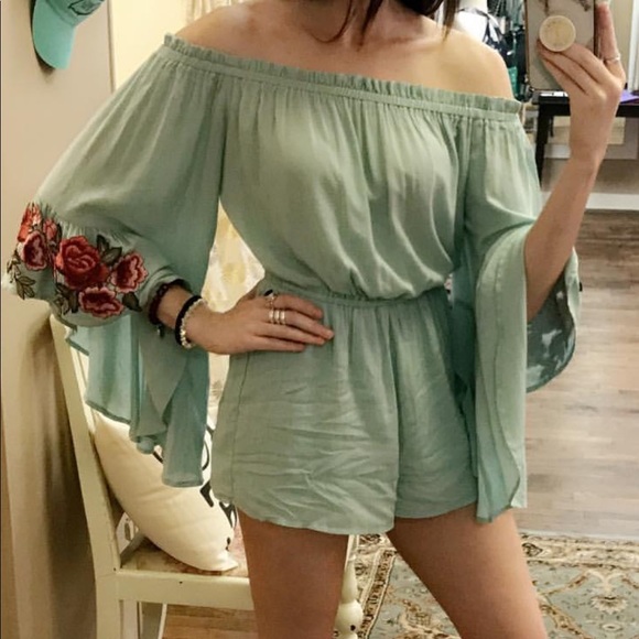 She and Sky Other - Off the shoulder romper